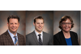 Headshots for presenters Dan Bowen, Holly Weber, and Neiko Levenhagen